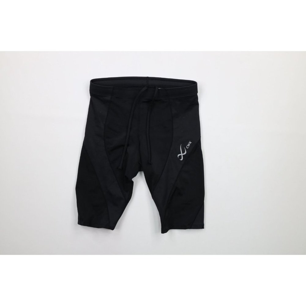 CW-X Mens Size Medium Compression Jogging Running Half Tights Pro Shorts Black